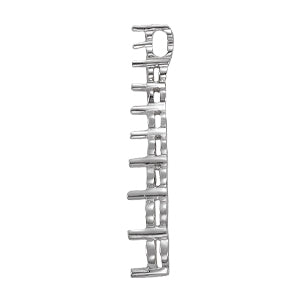 18K White Gold Lab Diamond Journey Pendant