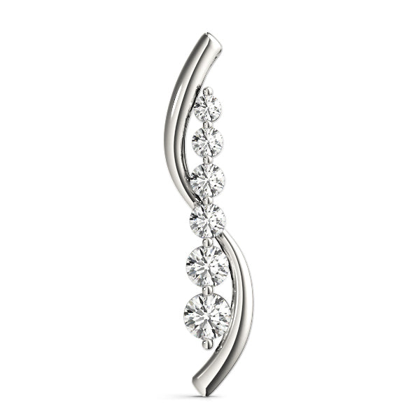 Platinum Lab Diamond Journey Pendant