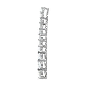 18K White Gold 1 CT Diamond Journey Pendant