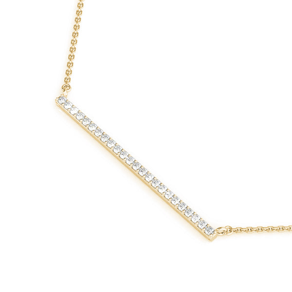 18K Yellow Gold Diamond Fashion Pendant