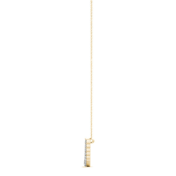 18K Yellow Gold Diamond Pendant