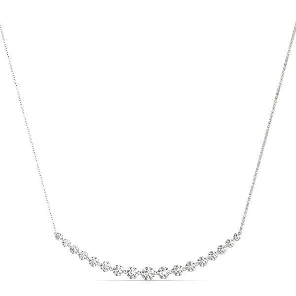 18K White Gold Diamond Fashion Pendant