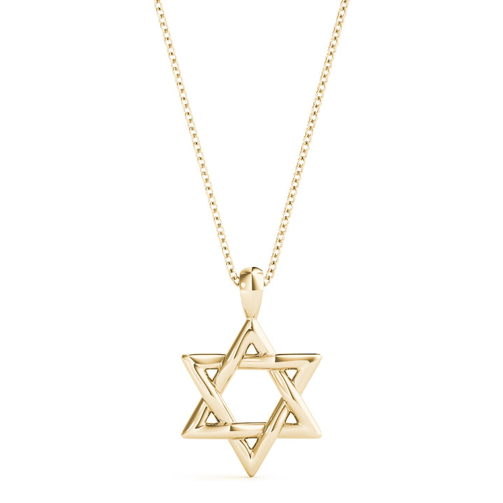 14K Yellow Gold Fashion Religious Pendant