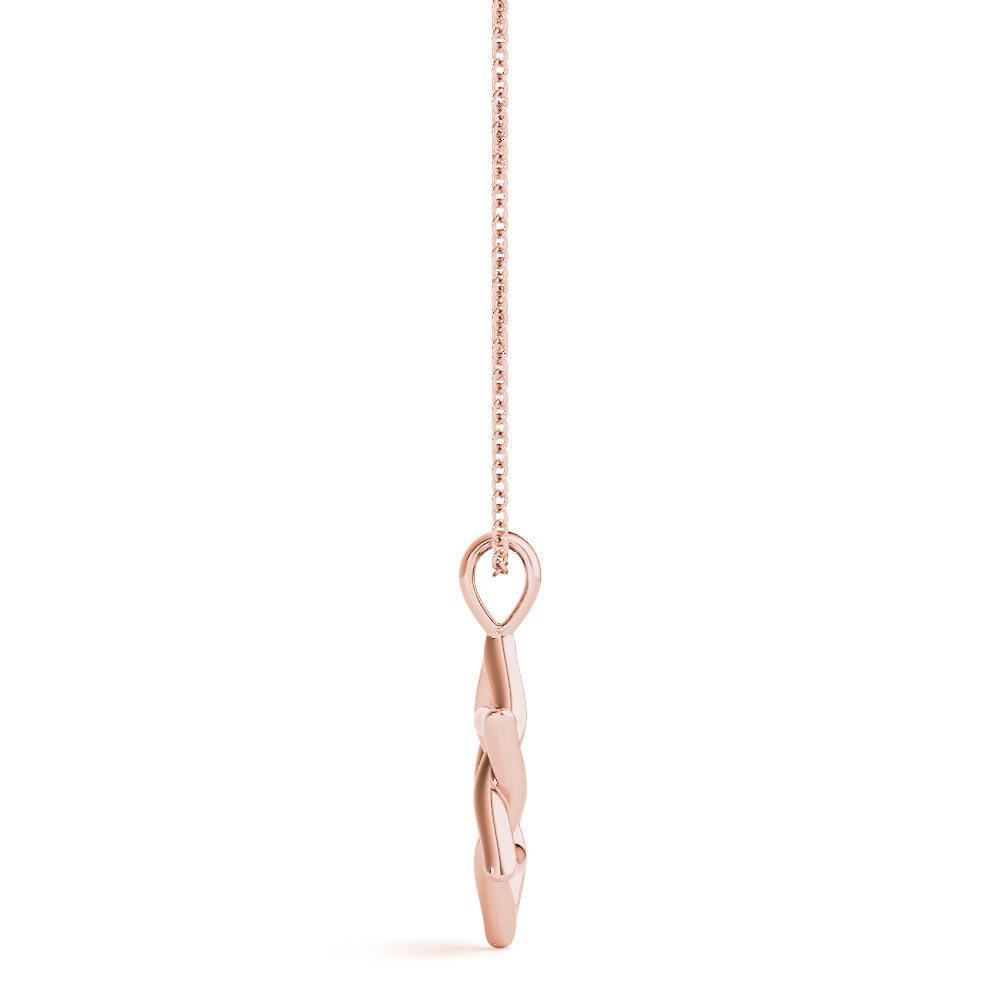 14K Rose Gold Fashion Pendant