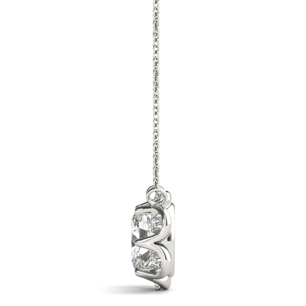 Diamond Halo Pendant