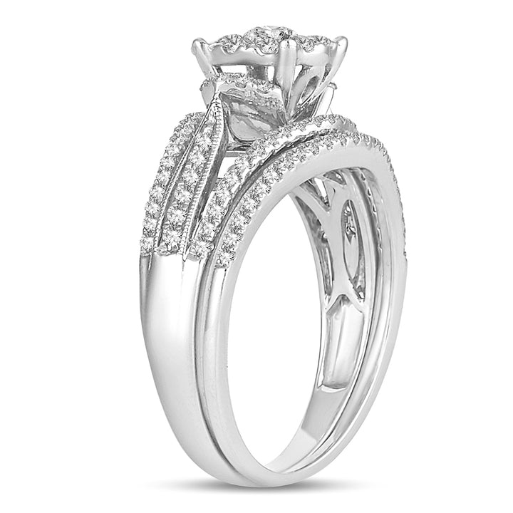 Brilliant 14k White Gold Lab Diamond Engagement Ring (0.75CT)