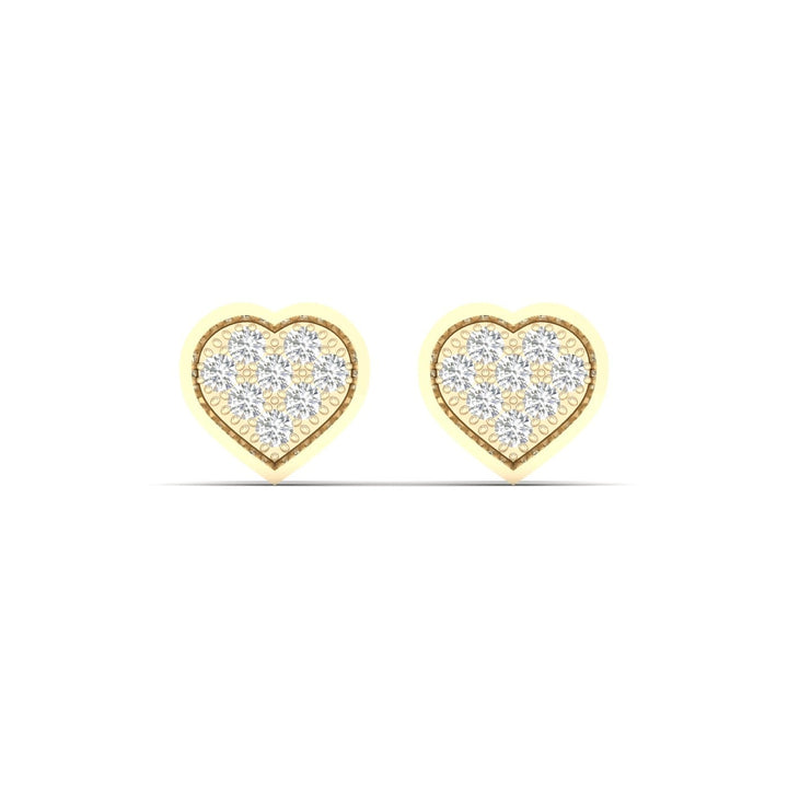 10K 0.05CT Diamond Earring