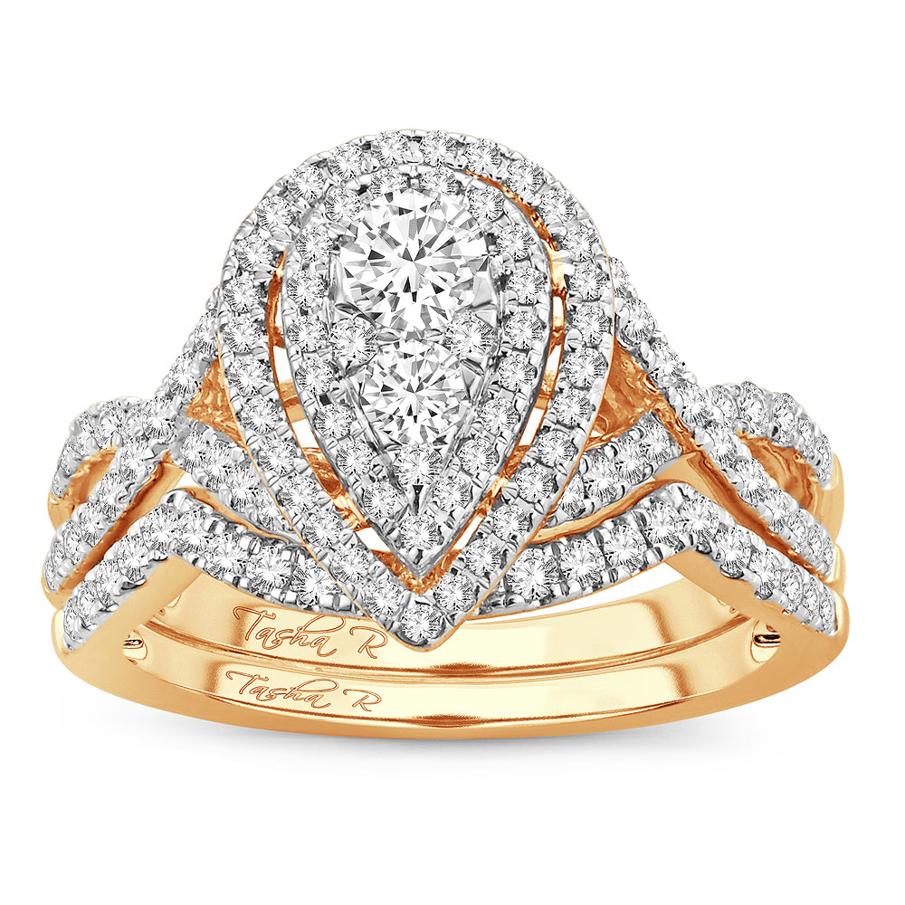 14k Yellow Gold 1ct Lab Diamond Engagement Ring
