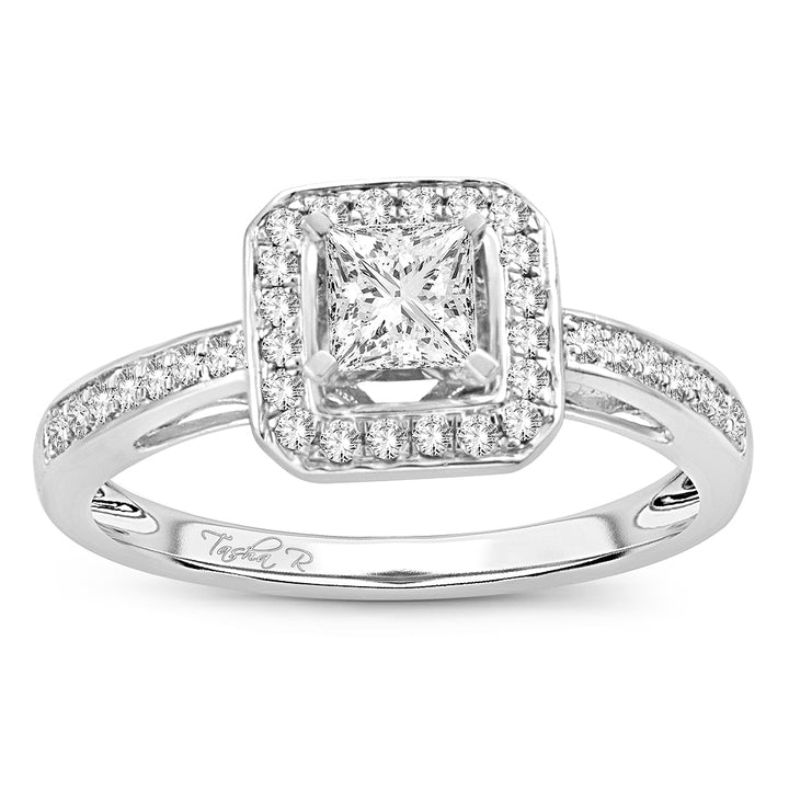 Brilliant 14k White Gold Lab Diamond Engagement Ring (0.70 CT)