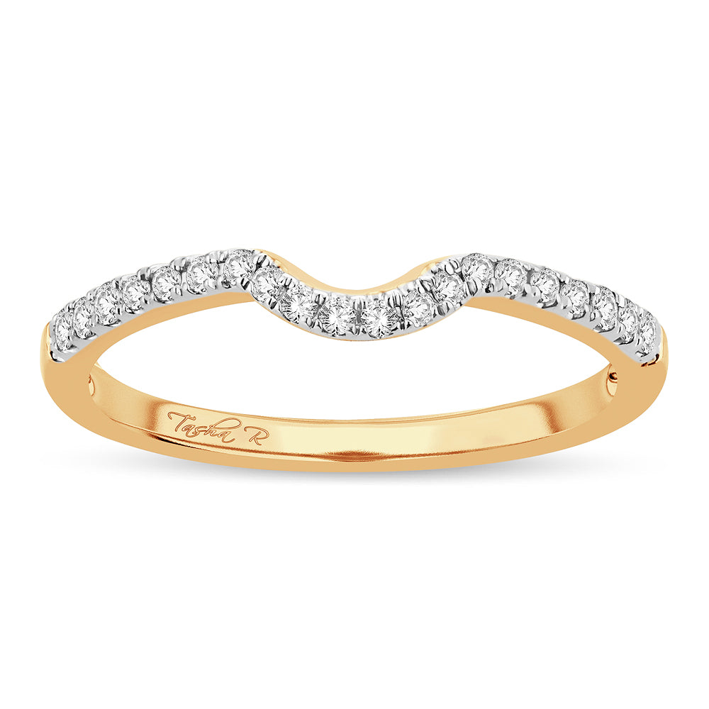 14K Yellow Gold Lab Diamond Enhancer Band Sparkle
