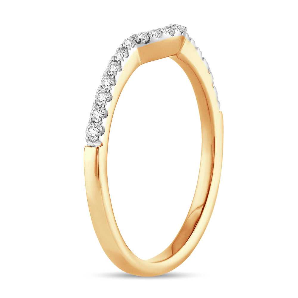 14K Yellow Gold Lab Diamond Enhancer Band Sparkle