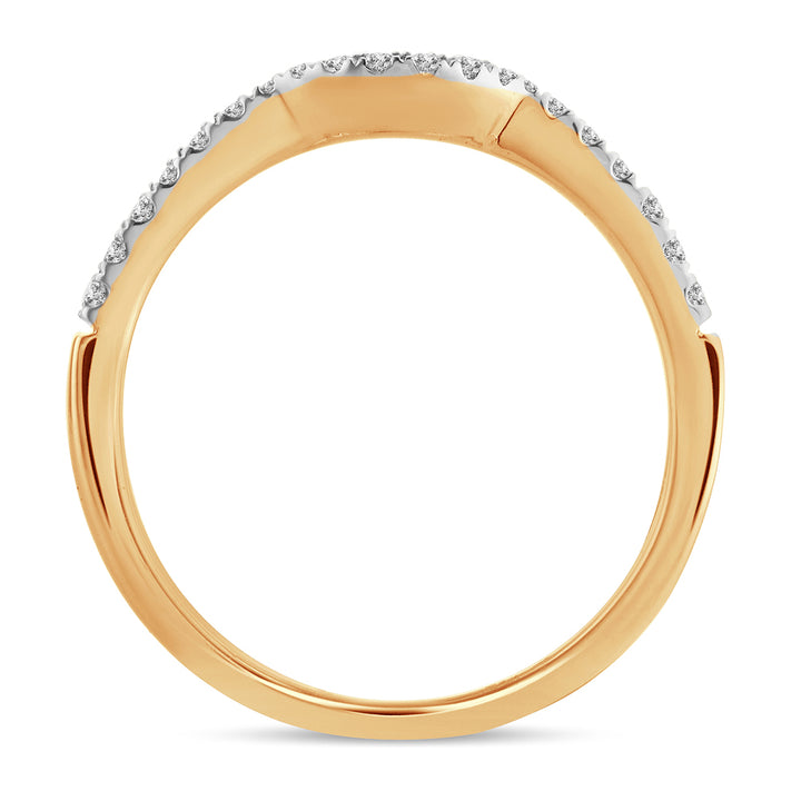 14K Yellow Gold Lab Diamond Enhancer Band Sparkle