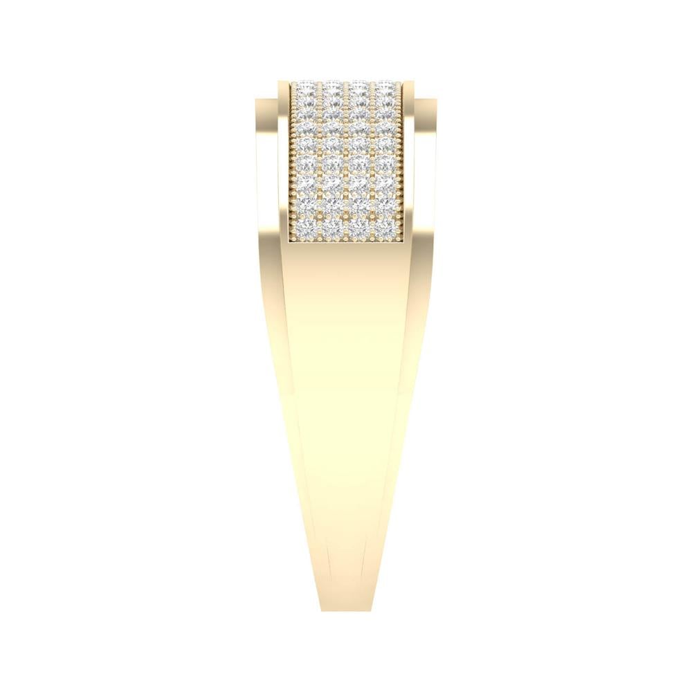 10K 0.30ct Mens Band