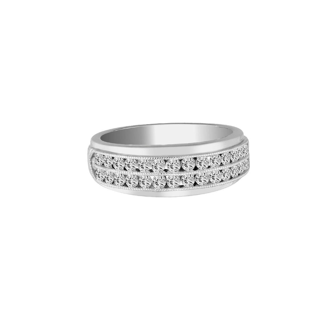 Dazzling 14K 0.25CT Diamond MEN&apos;S BAND