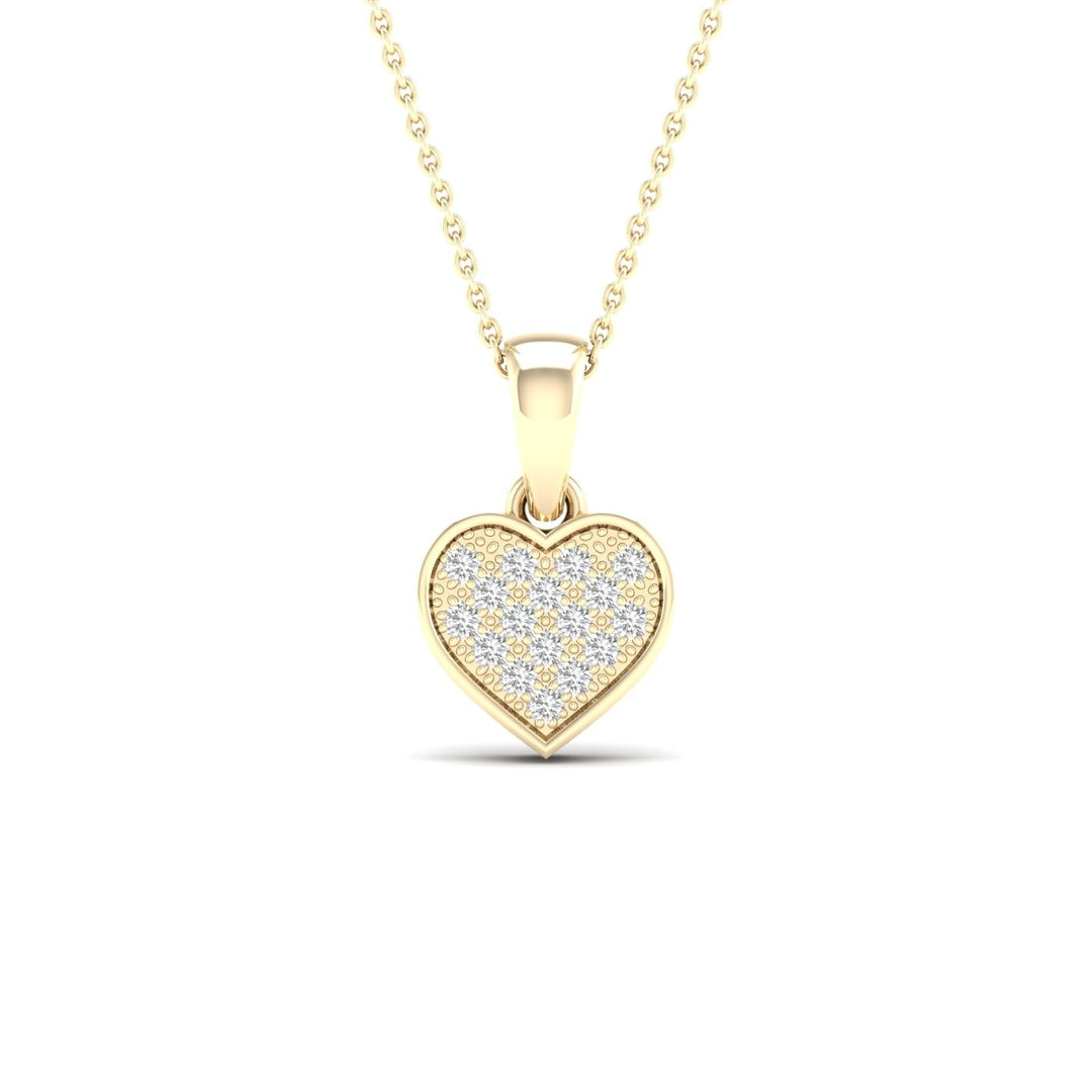 10K 0.05CT Diamond Pendant