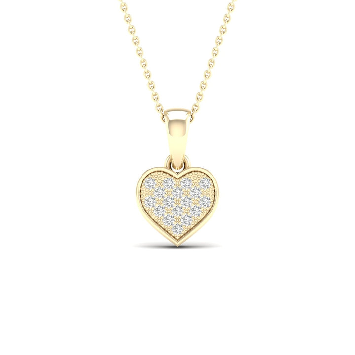 10K 0.05CT Diamond Pendant