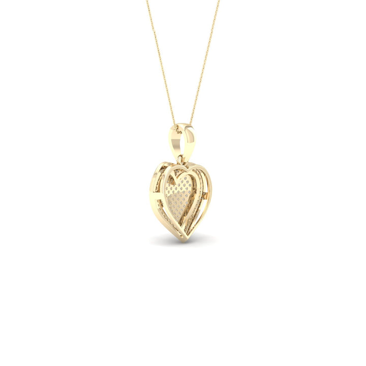 10k Yellow Gold Lab Diamond Pendant: Timeless Elegance