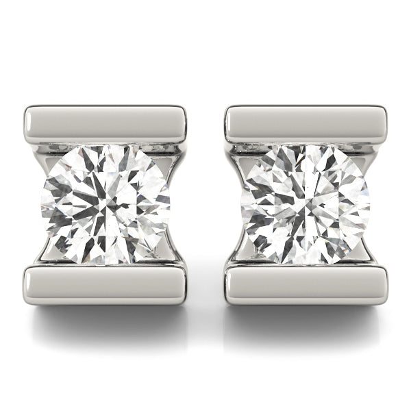 18K White Gold 0.5ct Lab Diamond Stud Earrings