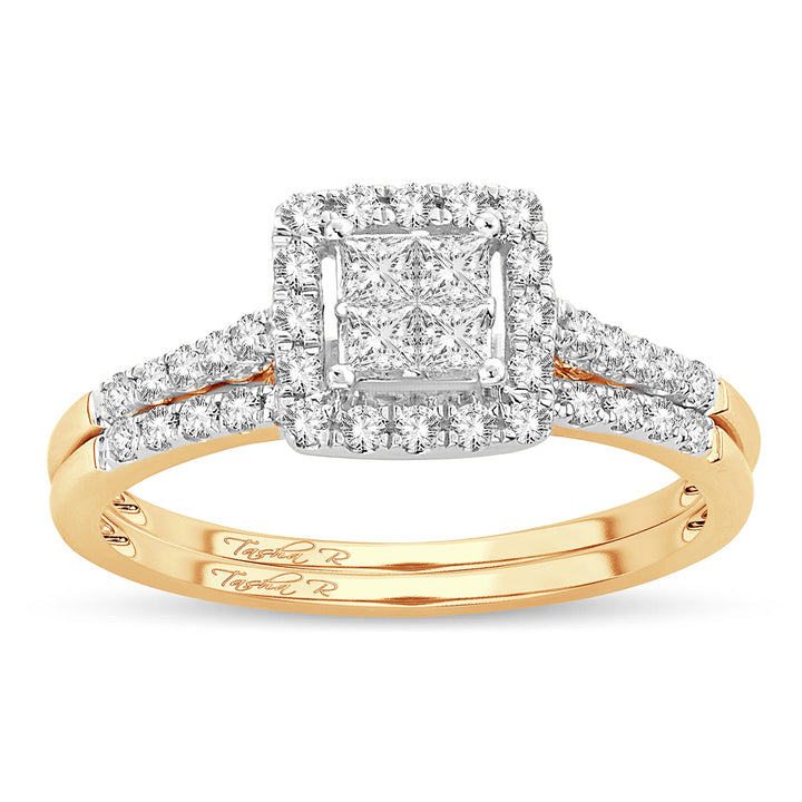 Timeless 14k Yellow Gold 1CT Lab Diamond Engagement Ring