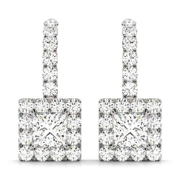 EARRINGS HALO Complete per pair.
