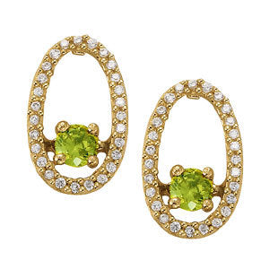 18K White Gold Multi-Diamond Round Earrings