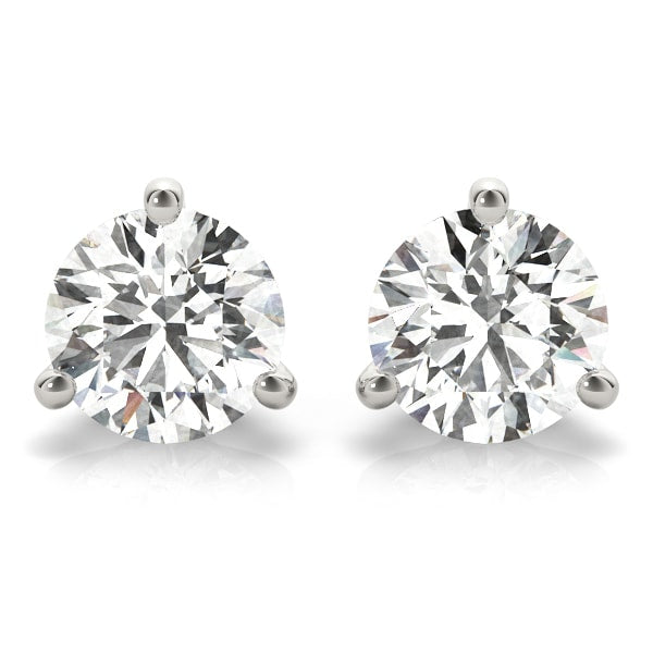 EARRINGS SINGLE STONE Complete per pair.