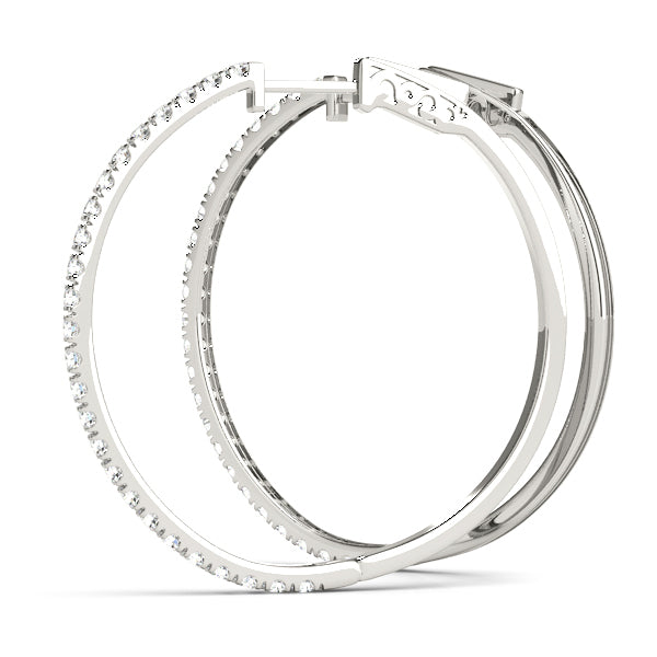 EARRINGS HOOP EARRINGS VAULT LOCK