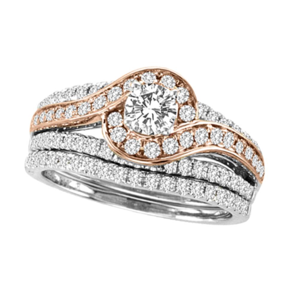 Timeless 14k Rose Gold 1.01CT Lab Diamond Engagement Ring