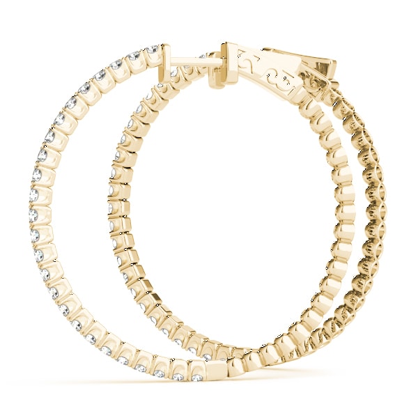 EARRINGS HOOP EARRINGS VAULT LOCK Complete per pair.