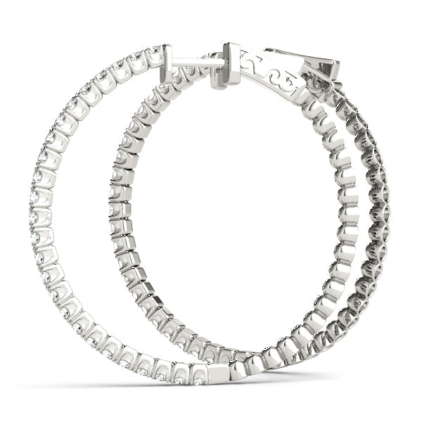 EARRINGS HOOP EARRINGS VAULT LOCK Complete per pair.