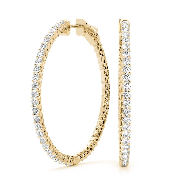 EARRINGS HOOP EARRINGS VAULT LOCK Complete per pair.