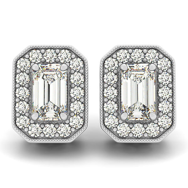 EARRINGS HALO Complete per pair.