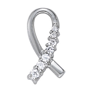 White Gold Lab Diamond Stud Earrings