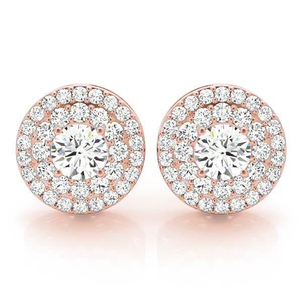 EARRINGS HALO Complete per pair.