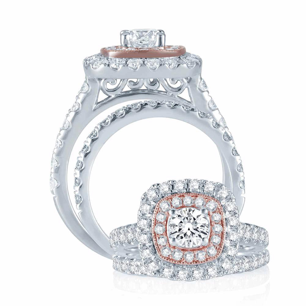 Brilliant 14k White Gold Lab Diamond Engagement Ring (2.0 CT)