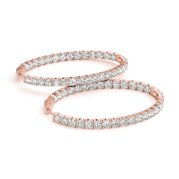1.2 INCH 4 PRONG OVAL HOOP Complete per pair.