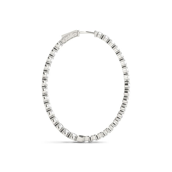 1.2 INCH 4 PRONG OVAL HOOP Complete per pair.
