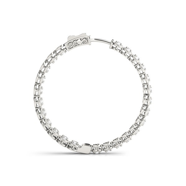 1.2 INCH 4 PRONG ROUND HOOP Complete per pair.