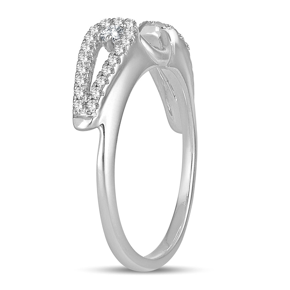 14k White Gold Lab Diamond Enhancer Ring Band