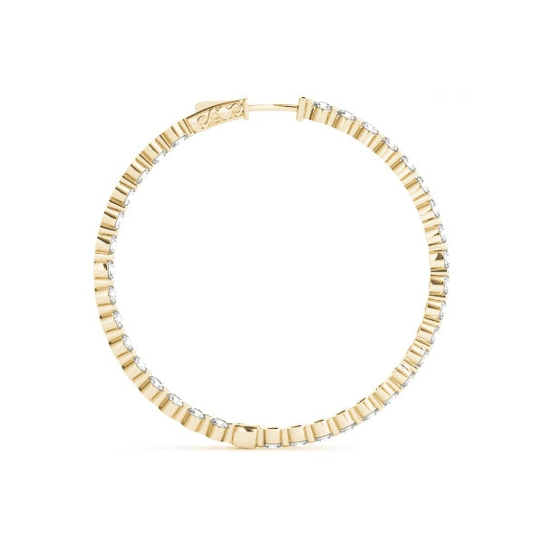 1 INCH 1 PRONG ROUND HOOP Complete per pair.