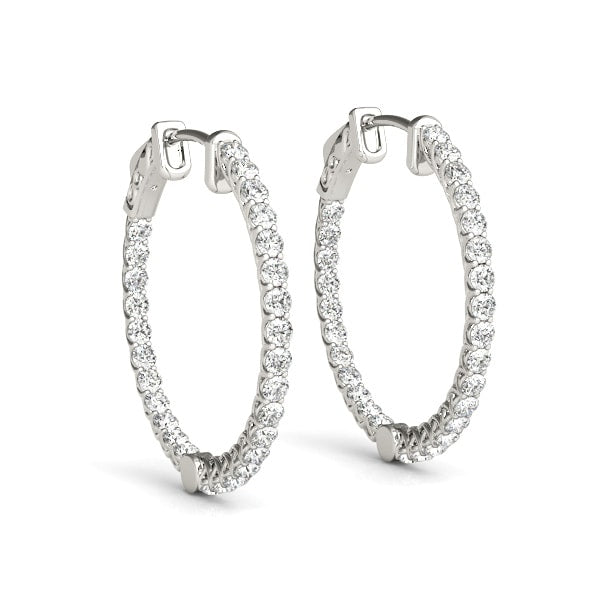 .75 INCH LUCIDA ROUND HOOP Complete per pair.
