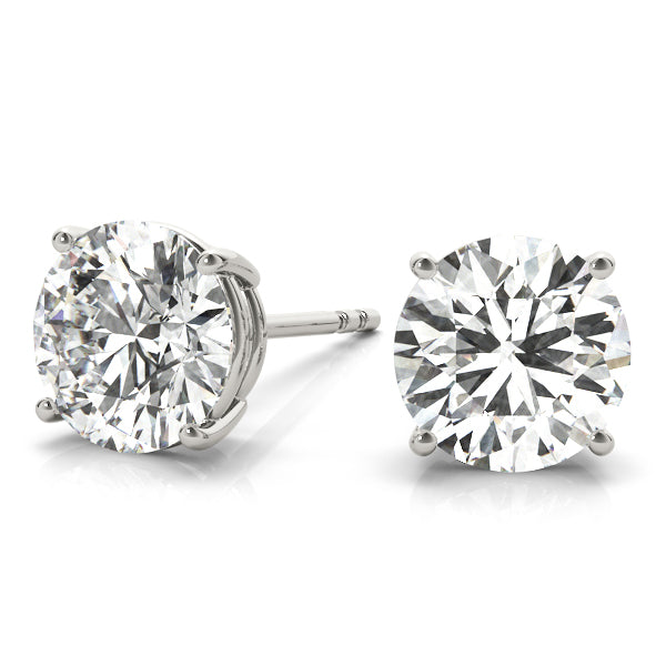 0.75 CTTW Platinum Lab Diamond Stud Earrings