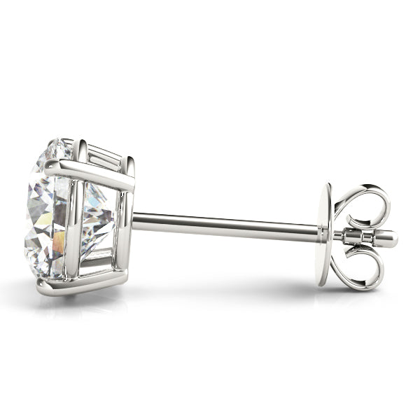 0.75 CTTW Platinum Lab Diamond Stud Earrings