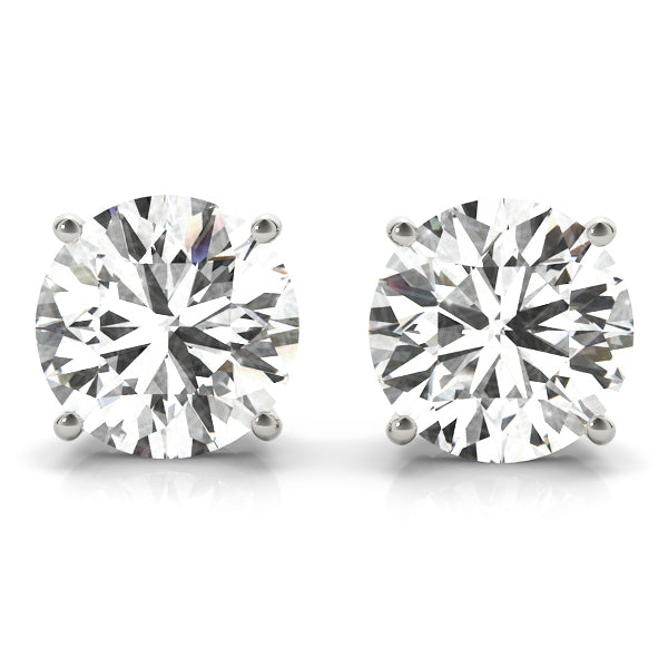 0.75 CTTW Platinum Lab Diamond Stud Earrings