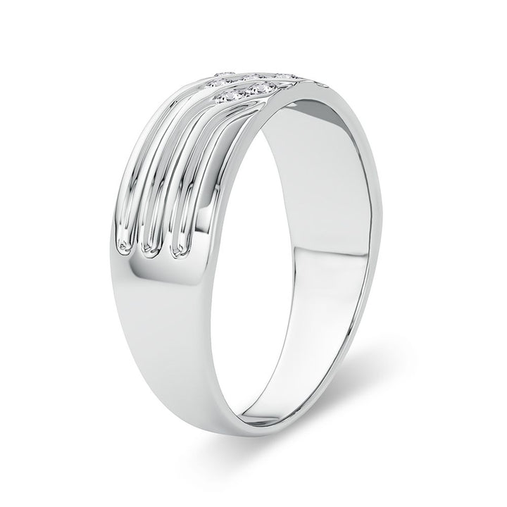 14K 0.25CT Diamond Band