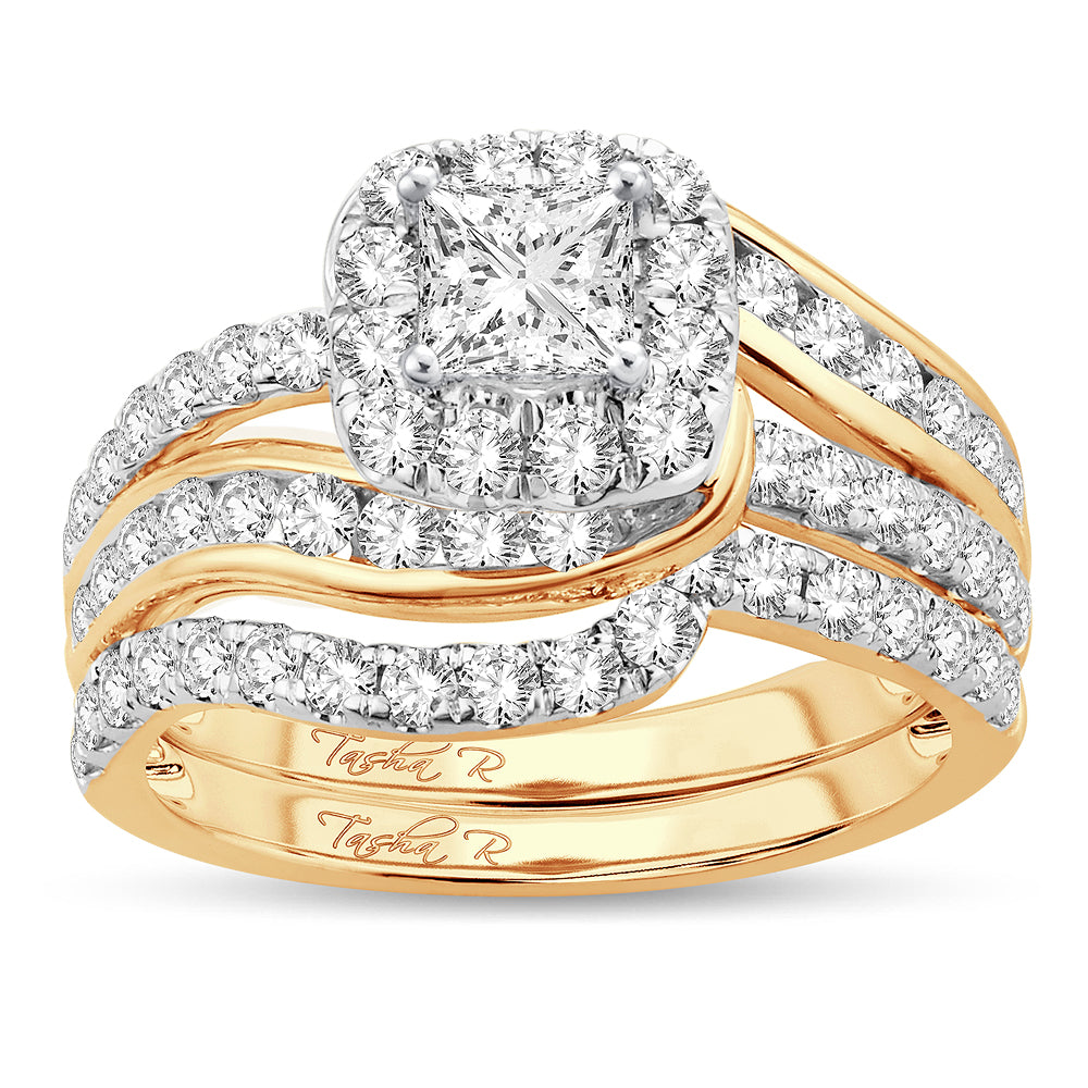 Timeless 14K Yellow Gold Lab Diamond Engagement Ring