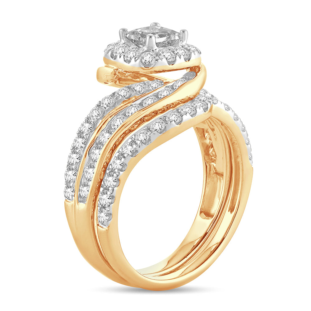 Timeless 14K Yellow Gold Lab Diamond Engagement Ring