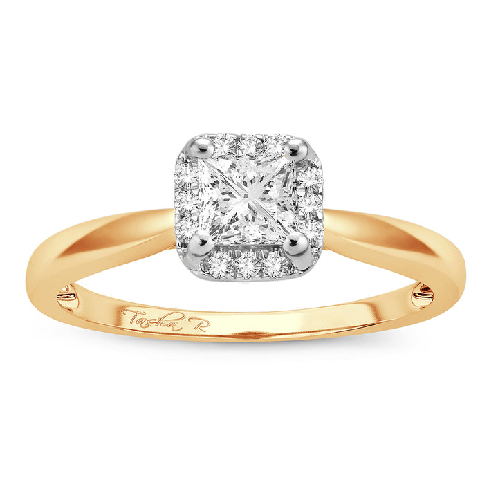 14k Yellow Gold 0.50ct Lab Diamond Engagement Ring
