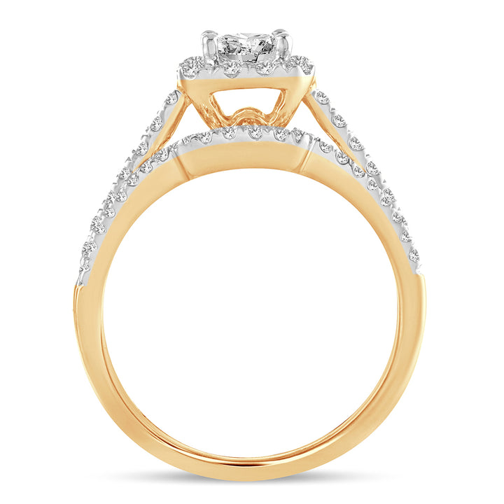 Timeless 14K 1CT Lab Grown Diamond Engagement Ring