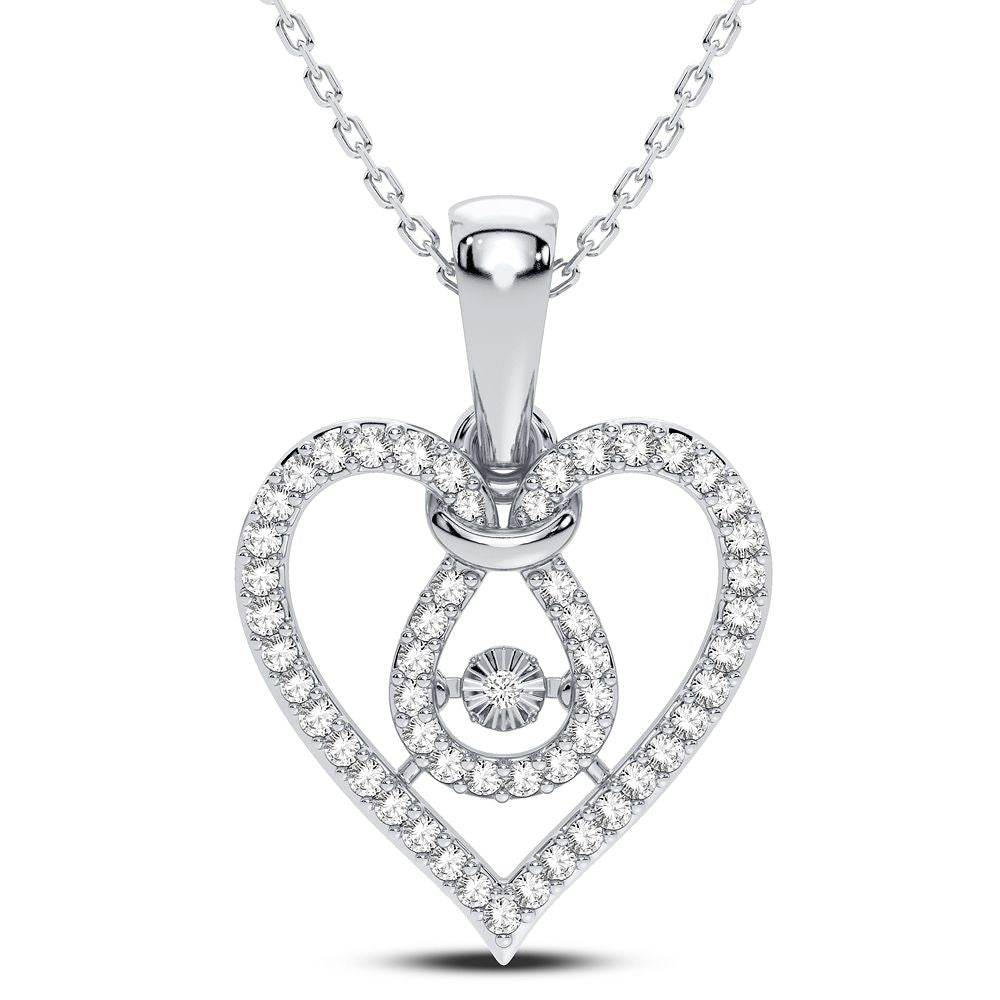 14K 0.30CT Diamond Pendant